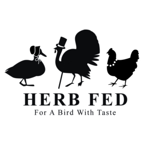 herb fed poultry logo