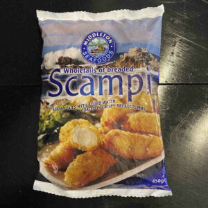 Breaded scampi